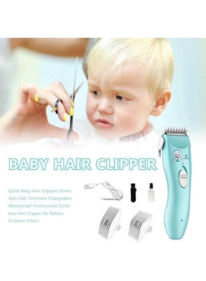 HPMY Baby Hair Clippers, Lower Noise Haircut Trimmers for Children with Autism and Sensory Sensitivity, Babies Infant Kids Waterproof Hair Cutting Kits - Image 4