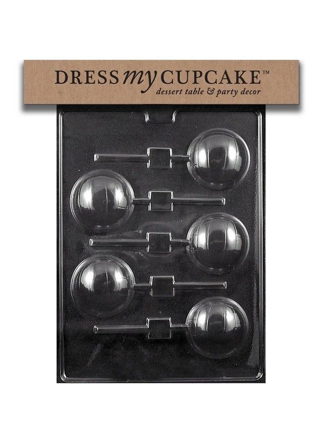 Dress My Cupcake Chocolate Candy Mold Volleyball Lollipop  - Image 2