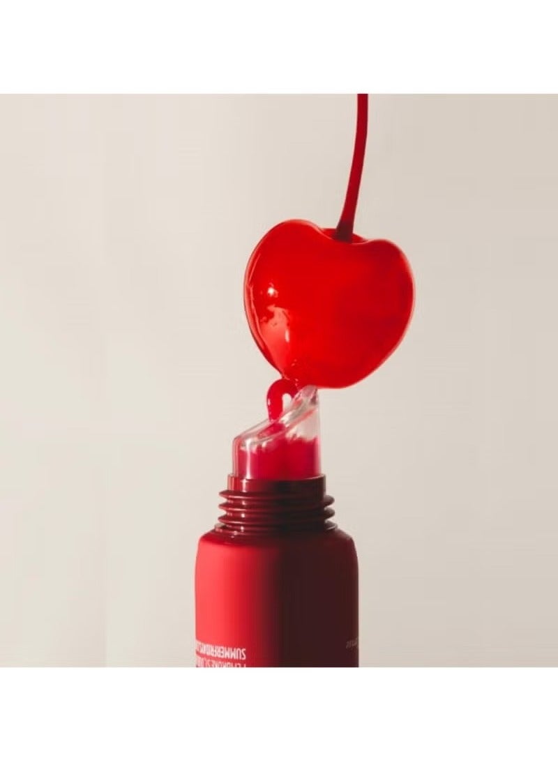 سامر فرايدايز بلسم شفاه صيفي الجمعة - قناع بلسم شفاه مرطب ومغذي للشفاه للحصول على رطوبة فورية، وتألق، وترطيب - عناية بالشفاه بلون شفاف ومهدئ - كرز (0.5 أوقية) - Image 2