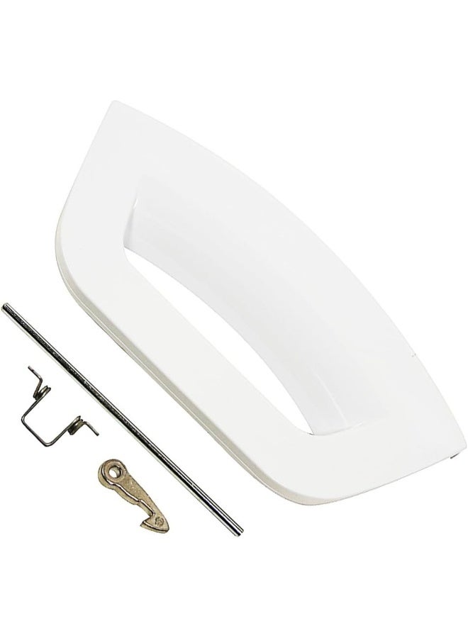 Spares2go طقم مقبض باب أبيض Spares2go لماكينات الغسيل Hotpoint - Image 1