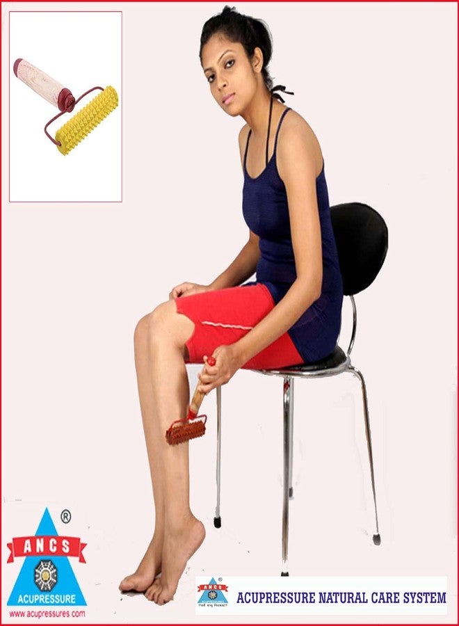 ANCS Acupressure Roller Handle For Sciatica Pain, Leg Pain, All Body Pain Remove Soft Roller and all body useful - Image 3