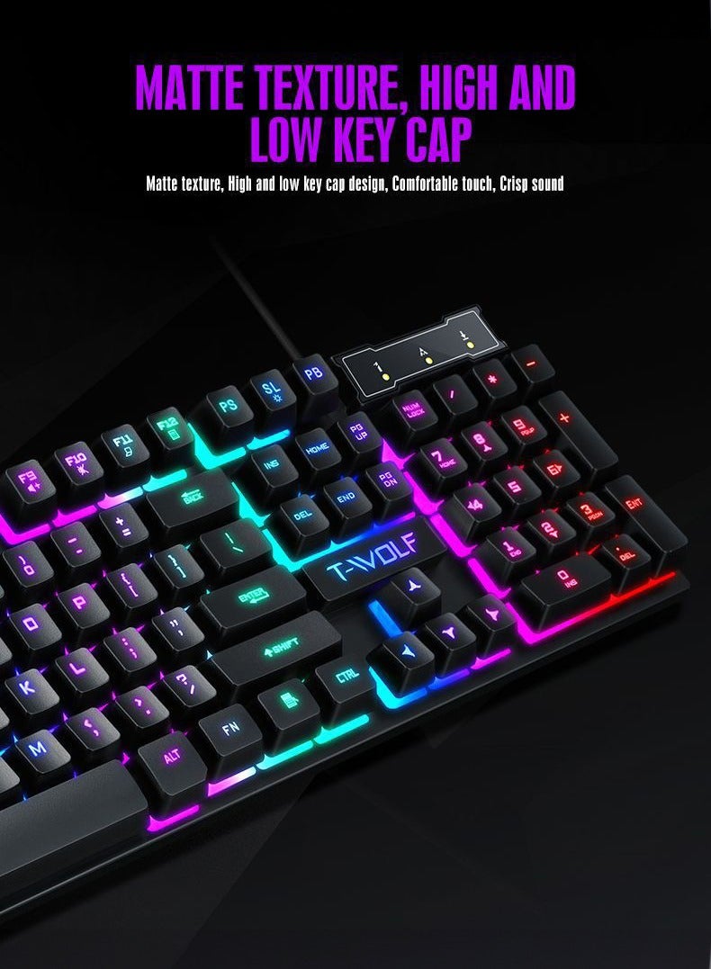 Game keyboard and mouse set USB wired mouse key set - Image 5