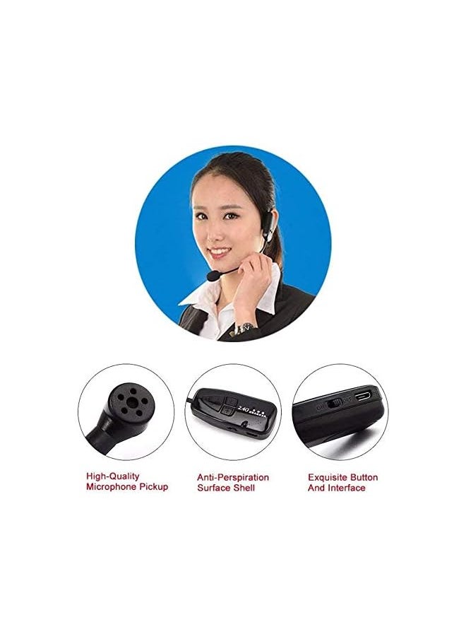 erorex - Wireless Microphone Headset For Singing Te Wireless Mic And Headset 2 In1 Rechargeable 2.4G Wireless Mic Headset With Wireless Receiver For Voice Amplifier Stage Speaker Teaching - Image 1