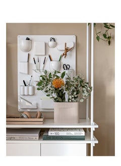 Y&D Tiktok Hot Products Creative Wall Decoration At The Entrance Foyer Minimalist Wall Hole Board Rack Desktop Storage Rack （Yellow）  - Image 3