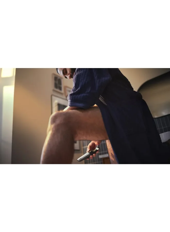 فيليبس ماكينة تشذيب شعر الجسم BG5021/15 من Philips | أداة تشذيب الجسم والفخذين المقاومة للماء | أداة لحلاقة شعر الجسم، مشط قابل للتعديل بـ 3 إعدادات للطول | 60 دقيقة من الاستخدام اللاسلكي، حماية للبشرة، ملحق للوصول إلى الظهر