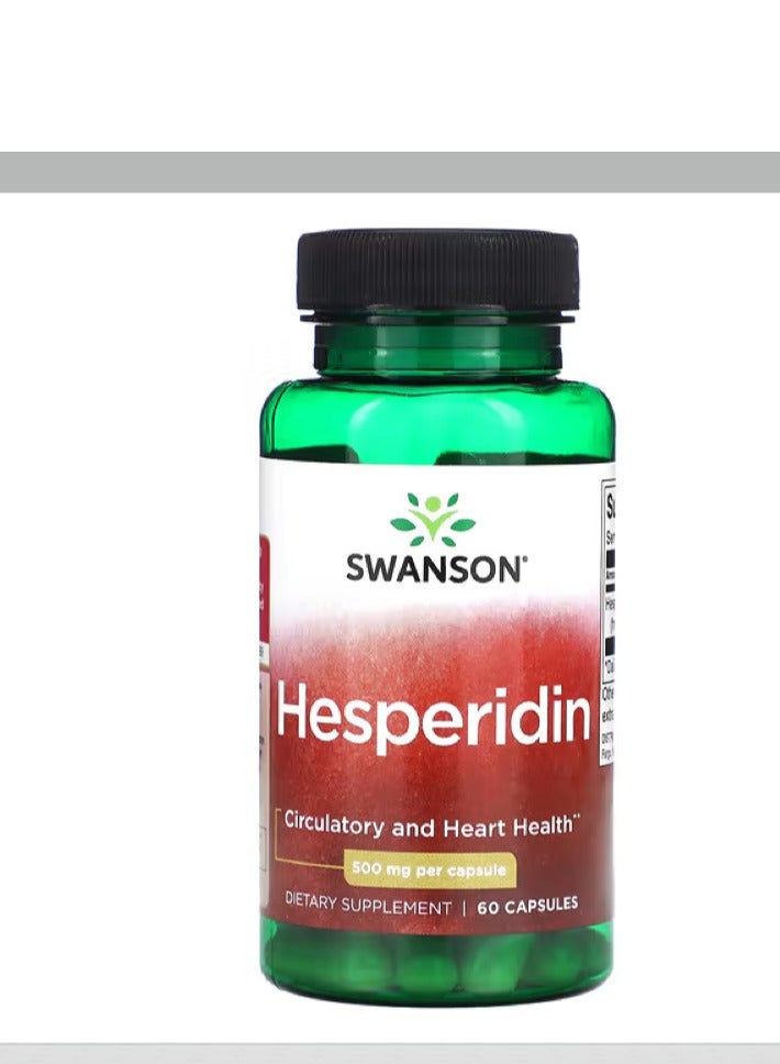 سوانسون هيسبيريدين ، 500 ملجم ، 60 كبسولة