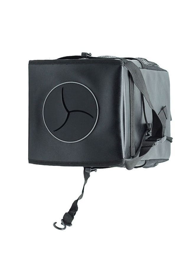 Generic Agreat New Design Waterproof Car Trash Can Wholesale Cargo Waste Bin Car Storage Bag Trash Can with Lid  - Image 3