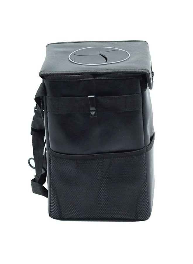 Generic Agreat New Design Waterproof Car Trash Can Wholesale Cargo Waste Bin Car Storage Bag Trash Can with Lid  - Image 4