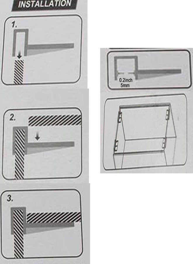 Weilan 20 Pieces Aquarium Lid Clips 5mm for Rimless Aquarium Acrylic Fish Tank Glass Cover Clip Support Holder - Image 5