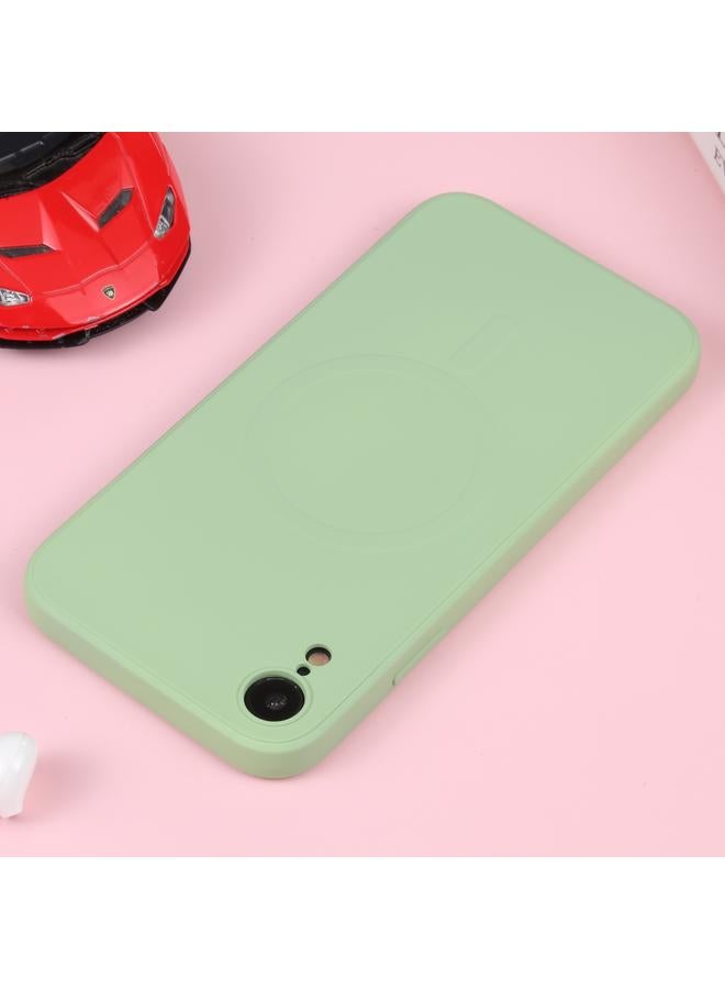 S-TOP Case For iPhone XR Liquid Silicone Full Coverage Shockproof Magsafe Phone Case - Image 4