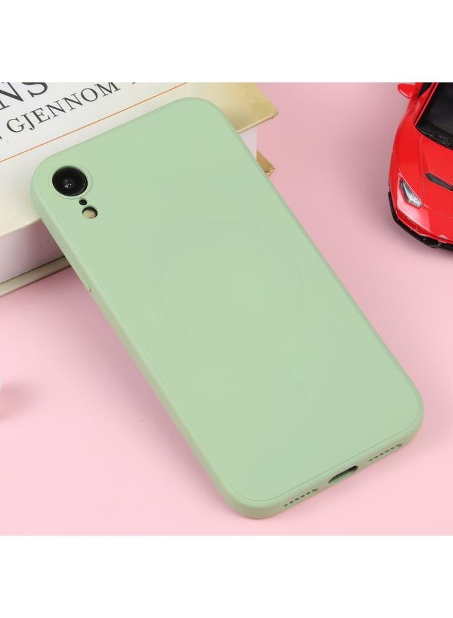 S-TOP Case For iPhone XR Liquid Silicone Full Coverage Shockproof Magsafe Phone Case - Image 2