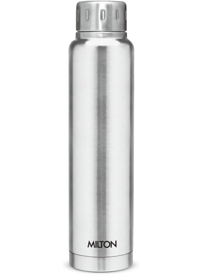 Milton 750ml Stainless Steel Water Bottle – Small Vacuum Insulated Flask Keeps Drinks Hot or Cold for 24 Hours, Leakproof Metal Flask for Travel, Office, Gym & School – Elfin - Image 1