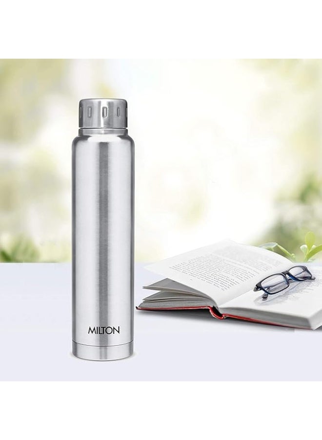 Milton 750ml Stainless Steel Water Bottle – Small Vacuum Insulated Flask Keeps Drinks Hot or Cold for 24 Hours, Leakproof Metal Flask for Travel, Office, Gym & School – Elfin - Image 5