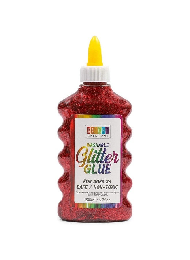 برايت كرياشنتس غراء برايت كرييشنز مع بريق للفنون والحرف اليدوية، 8 ألوان (6.76 أونصة، عبوة من 8 قطع) - Image 4