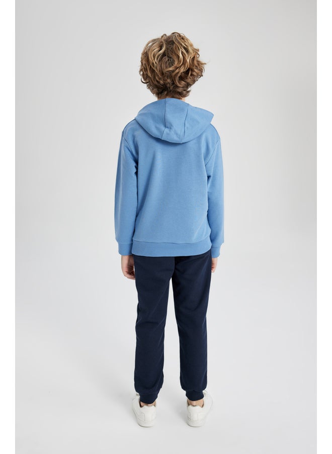 Boy Regular Fit Hooded Long Sleeve Knitted Set - 2 Pack