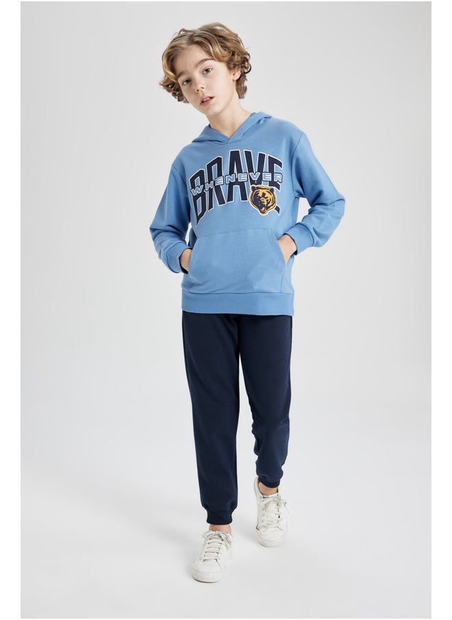 DeFacto Boy Regular Fit Hooded Long Sleeve Knitted Set - 2 Pack  - Image 3