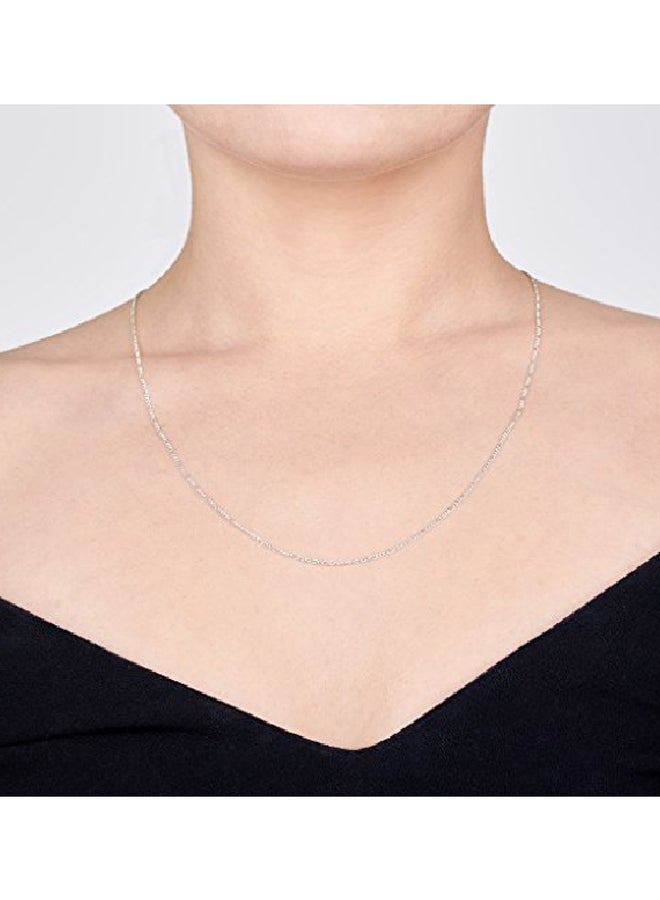 Amberta 925 Sterling Silver Chain Necklace - Image 2