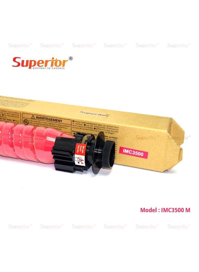 SOS Superior Premium Compatible Ricoh IMC3500 Magenta Toner Cartridge – High Yield – Suitable for Ricoh IMC3500 / IMC4500 / IMC5500 / IMC6000 - Image 2