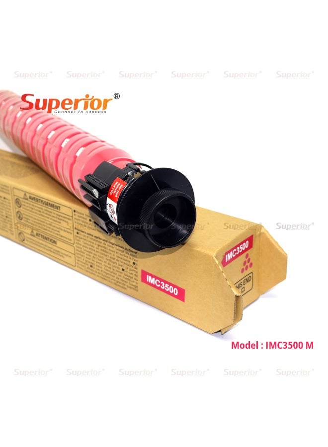 SOS Superior Premium Compatible Ricoh IMC3500 Magenta Toner Cartridge – High Yield – Suitable for Ricoh IMC3500 / IMC4500 / IMC5500 / IMC6000 - Image 4