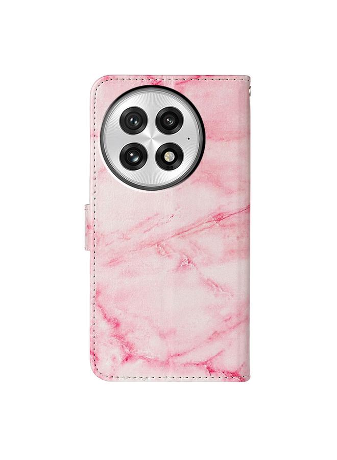 S-TOP Case For OnePlus 13 Colored Drawing Marble Pattern Leather Phone Case - Image 3