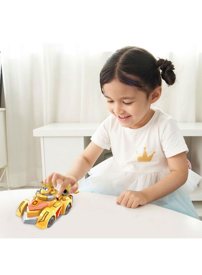 SUPER WINGS Alpha Group Super Wings Golden Boy Spinning Battling Tops & Cars Toys, Yellow Car Toys for Kids Age 3+, Little People Race Toy Cars for Boys and Girls, Best Gifts for Kids Boys Girls - Image 5