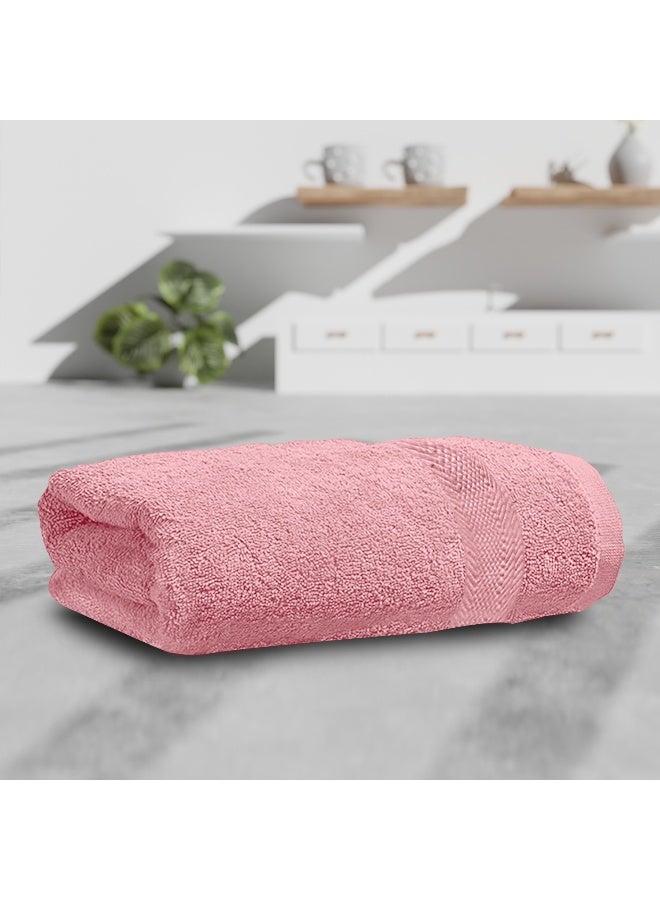 Rest 1Pc Bath Towel 100% Cotton 70X140 Cm , 27X55 Inches Extra Large Dusty Pink 1Pc Bath Towel Soft And High Absorbent Super Soft Quality Towel  - Image 1