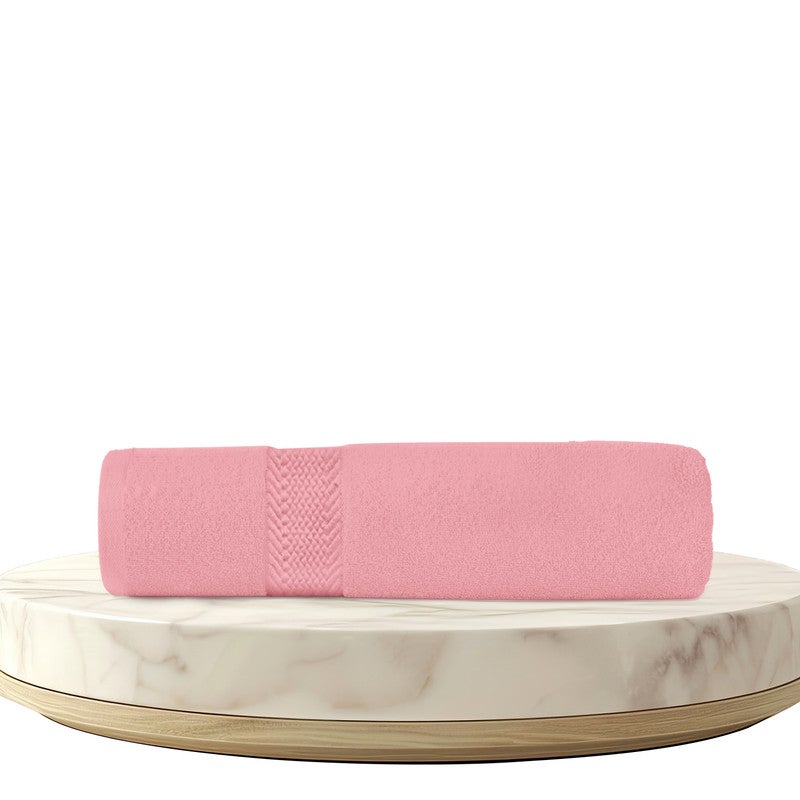 Rest منشفة حمام 1PC 100% قطن 70x140 سم ، 27x55 بوصة وردي باهت كبير جداً 1PC منشفة حمام ناعمة وعالية الامتصاص جودة فائقة ناعمة - Image 1