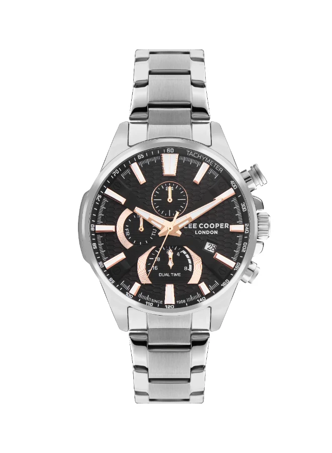 Lee Cooper LEE COOPER Men's Multi Function Black Dial Watch - LC07801.350