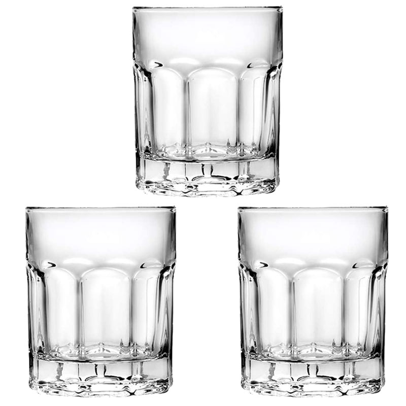 Primeway Primeway Shtox German Made Sensational Rotating Crystallite CocktailWhiskeyScotchBourbon Luxury Glasses 300ml Each Pack of 3  - Image 1