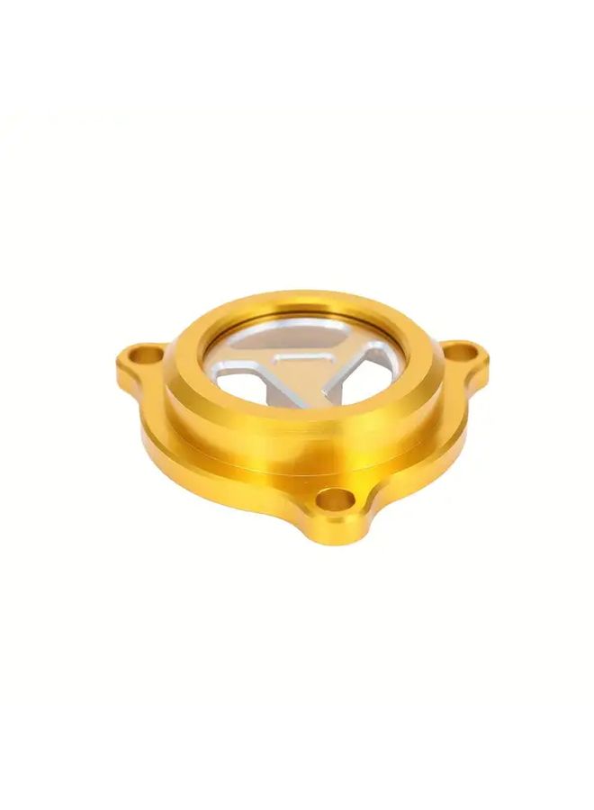 CNC Engine Oil Filter Cover Cap Golden Color For Suzuki DRZ400 DRZ400E DRZ400S DRZ400SM DRZ400SL DRZ400SML DRZ400SMM LTZ400 LTZ400Z LTZ400L LTZ400ZL LTR450 LTR450Z Dirt Bike 2003 2004 2005 2006 2007 2008 2009 2011 2012 2013 2014 2015 2016 2017 2018 2019 2021 2022 2023 2024 - Image 4