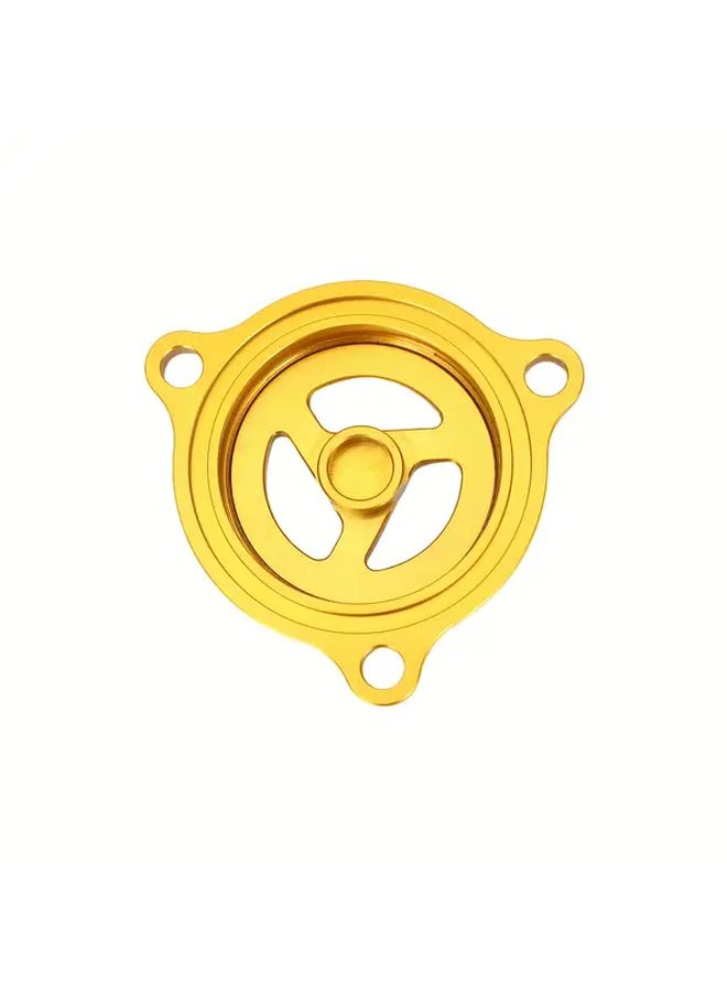 CNC Engine Oil Filter Cover Cap Golden Color For Suzuki DRZ400 DRZ400E DRZ400S DRZ400SM DRZ400SL DRZ400SML DRZ400SMM LTZ400 LTZ400Z LTZ400L LTZ400ZL LTR450 LTR450Z Dirt Bike 2003 2004 2005 2006 2007 2008 2009 2011 2012 2013 2014 2015 2016 2017 2018 2019 2021 2022 2023 2024 - Image 5