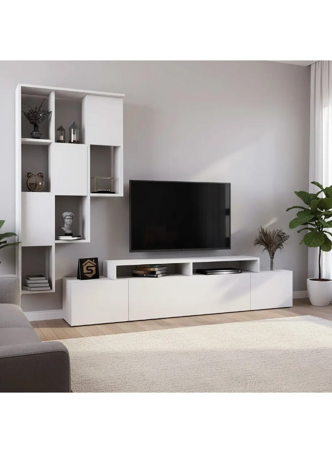 ستايلش هوم طاولة بلازما ابيض - TV42 - Image 3