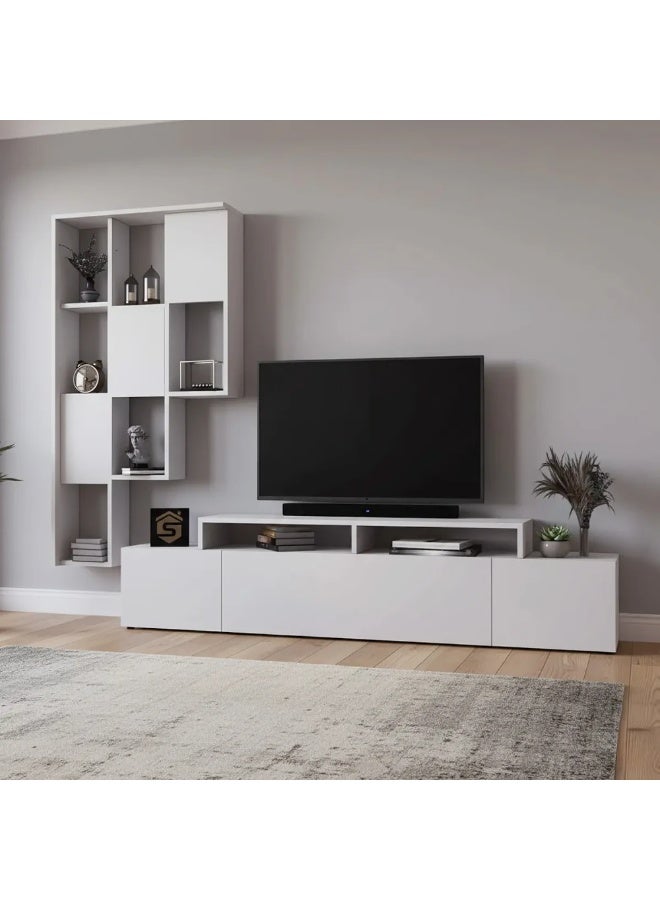 ستايلش هوم طاولة بلازما ابيض - TV42 - Image 4