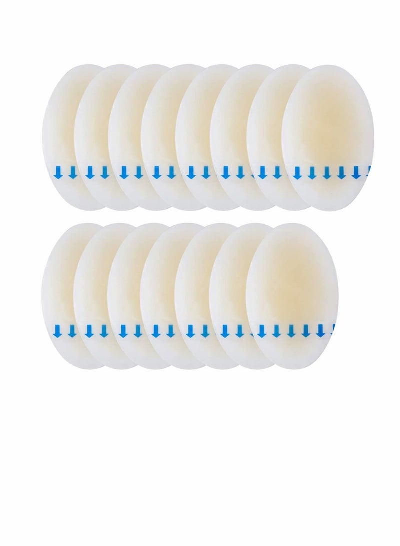 KASTWAVE Blister Pads Heel Bandages Blisters Oval Blister Gel Guard Waterproof Hydrocolloid Adhesive Bandages- 15 Packs - Image 1