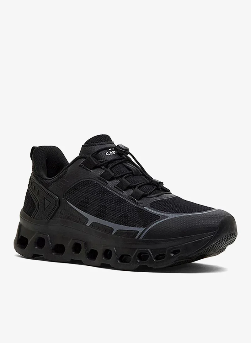 CAMPUS Men Necter Marathon Sublimation Lace-Up Running Shoes-Black