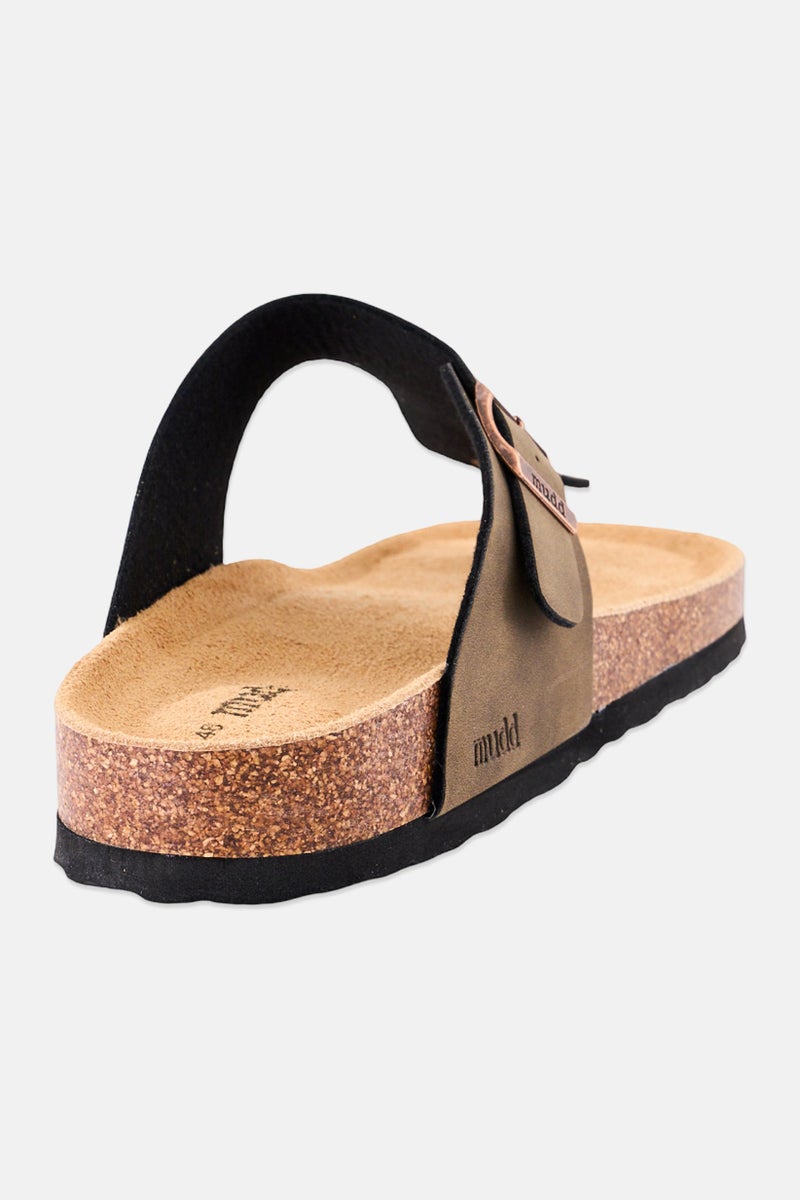 Mudd صنادل رجال قابلة للانزلاق من الفلين، بني - Image 2