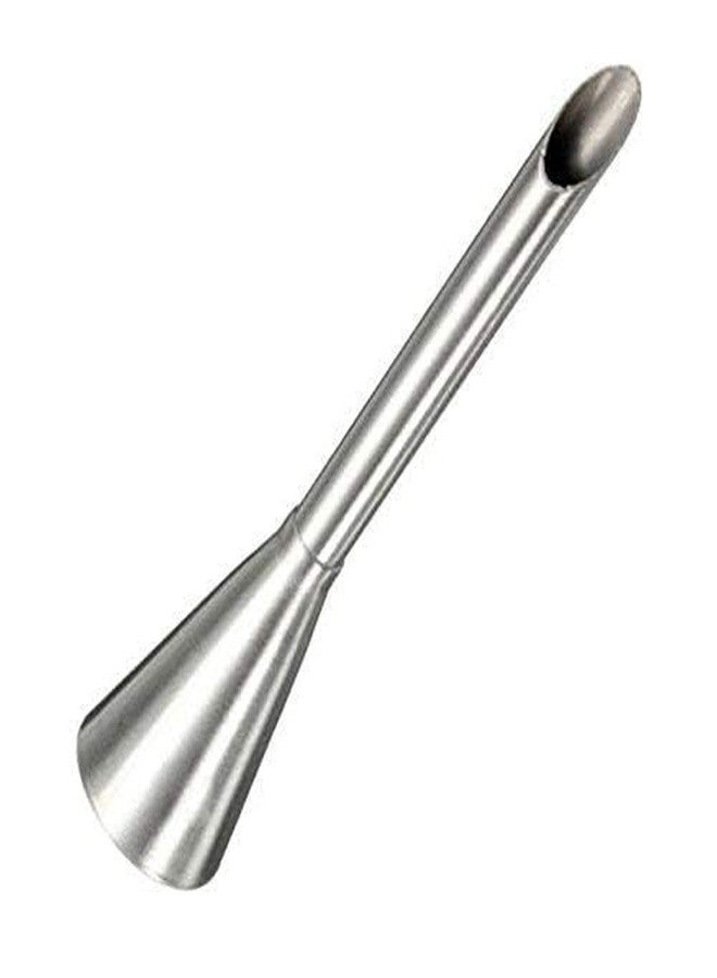 Perfect Pricee 6mm Stainless Steel Cream Icing Piping Nozzle Tip with Closed Star Opening, Silver - Image 1