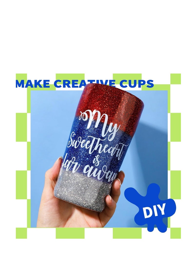 Sadaf Glitter, 12 Pack Fine Glitter, Craft Glitter Powder Shake Jar, Glitter for Resin, Glitter Crafts and Arts, Scrapbooking, Paints, Assorted Color Kit, 17g/Bottle (12 Colors) - Image 4