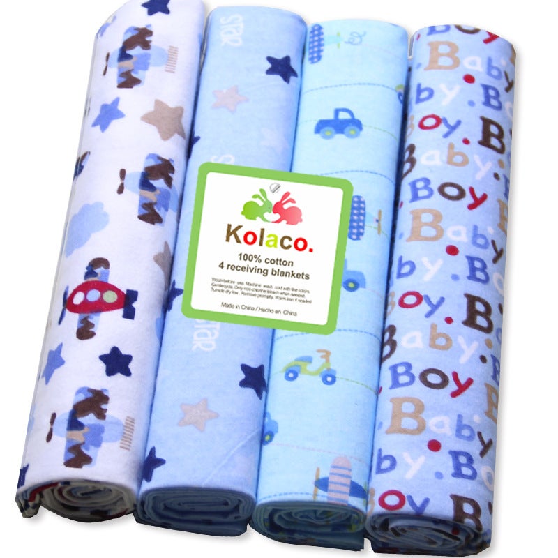 Baby Blanket Cotton Baby Blanket Cotton Bed Sheet Baby Blanket Cotton Flannel Blanket KOLACO 35# 
