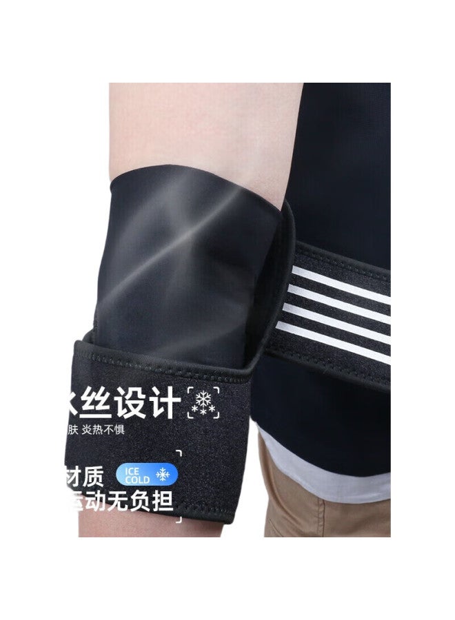 Mizuno Open-Back Compression Elbow Support For Tennis, Men'S And Women'S Sports, Fitness, Badminton, Basketball, Arm Guard 2520 Gray - Image 3