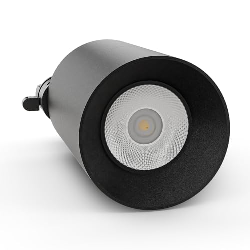 Harold Electricals Track Light 360 Degree Adjustable COB Spotlight for Indoor Lighting - Black Body (10 Watt, Warm White Light)(Metal) - Image 2