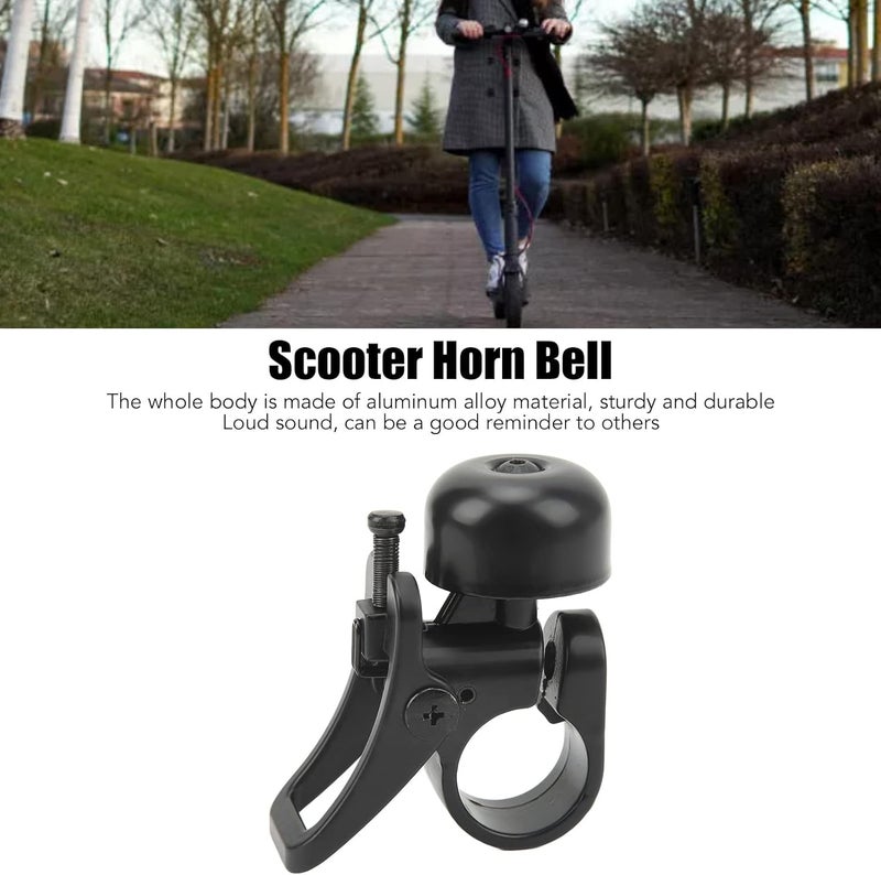 Ejoyous Electric Scooter Horn, Aluminium Alloy Loud Sound Scooter Bell for Pro PRO2 1S Lite, Black - Image 4