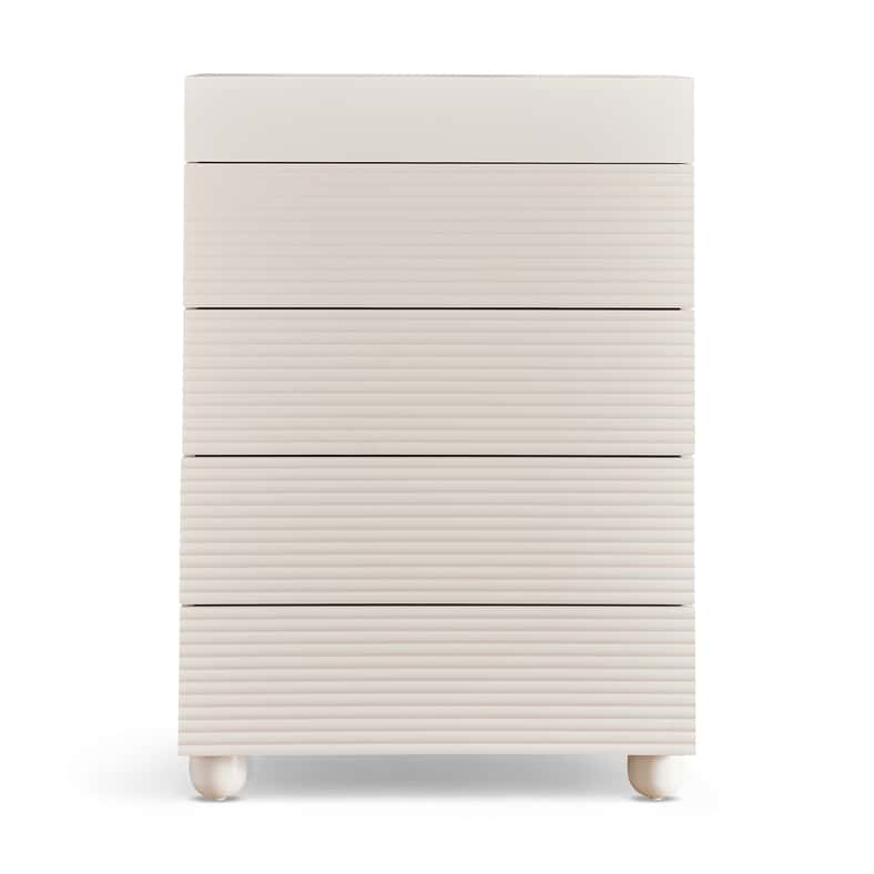 Pan Home HANIYA CHEST OF DRAWER - WHITE - Image 5