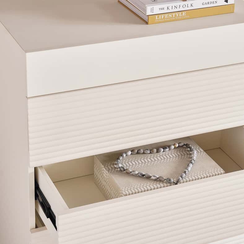 Pan Home HANIYA CHEST OF DRAWER - WHITE - Image 3