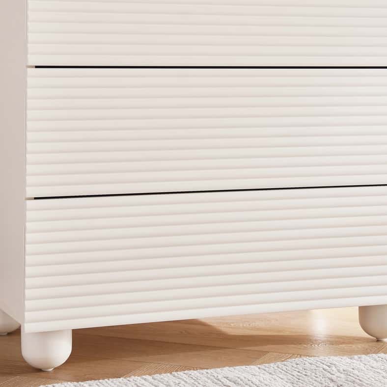 Pan Home HANIYA CHEST OF DRAWER - WHITE - Image 4