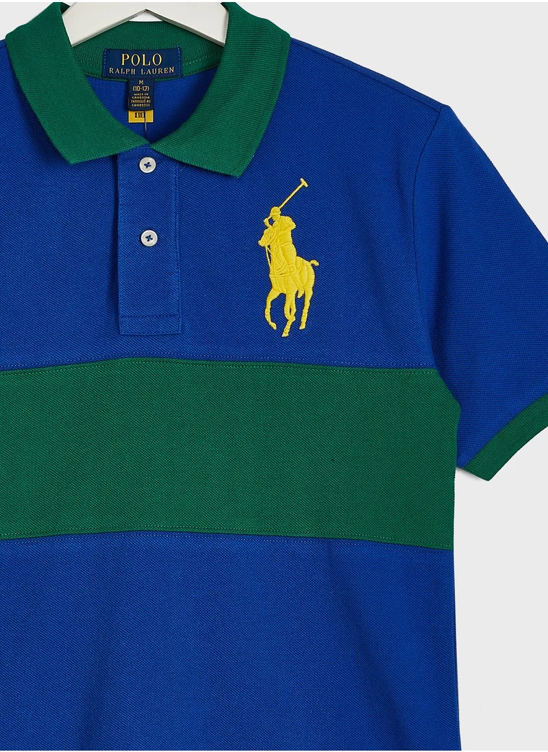 POLO RALPH LAUREN Kids Colour Block Polo