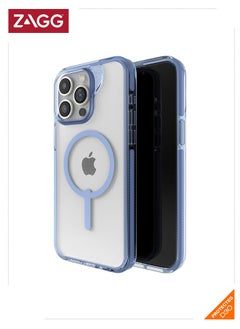 ZAGG Apple iPhone 15 Pro Max Case , ZAGG Cass - Santa Cruz Snap Series Magsafe Case - Blue  - Image 1