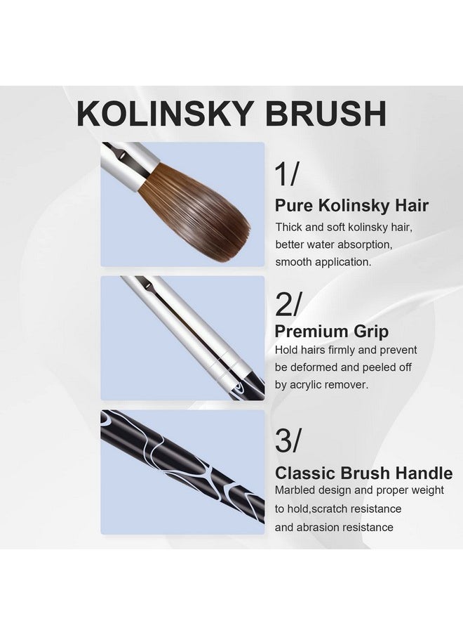 Acrylic Nail Art Brush Size 10 100% Pure Kolinsky Hair Oval Nail Brush For Acrylic Application Professional Nail Extension Manicure Tool Striping Nail Drawing Pen For Diy Home Salon - pzsku/ZC98E9A72EFAEB413A12CZ/45/_/1719248329/42ab3165-108d-49e7-989a-a5ed86bb04ea