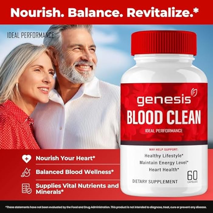 IDEAL PERFORMANCE Genesis Blood Clean Capsules - Advanced Formula Supplement for Maximum Strength - Natural Blood Vessel Cleaner, GenesisBlood Clean Pills, GenesisBloodClean Pastillas Reviews (5 Pack) - Image 5