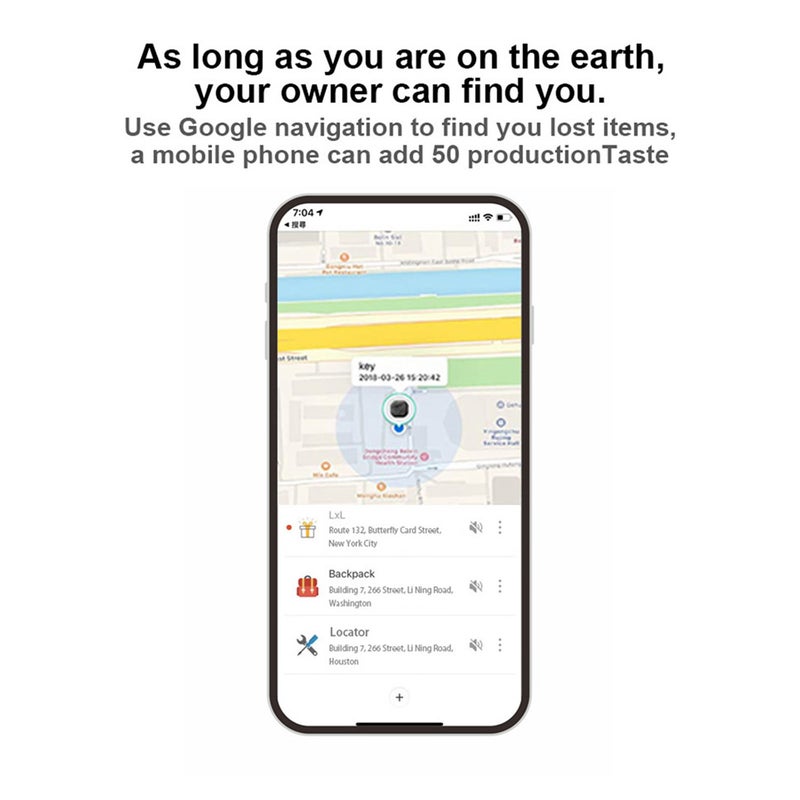 Lost Item Finder: White, Global Positioning, Proximity Search - Buzzer Alert, LED Indicator, Nfc Tag for Ios and Android Users - Image 4